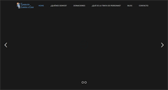 Desktop Screenshot of fundacioncaminoacasa.org